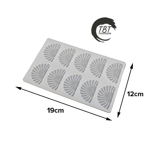 Ruffle Fan Silicone Chocolate Garnishing Sheet Mold