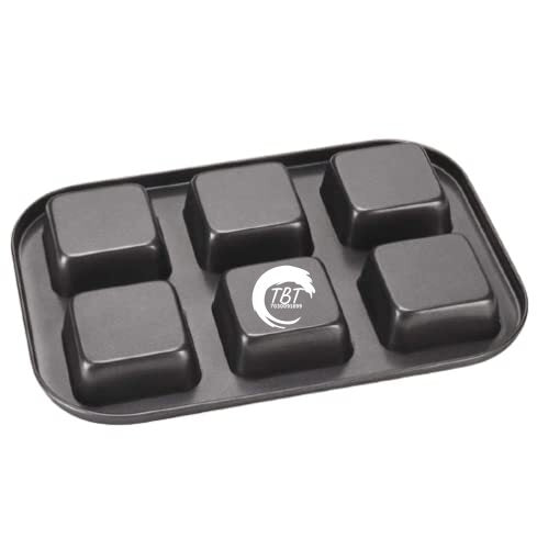 Carbon Steel Brownie Tray - 6 Slot