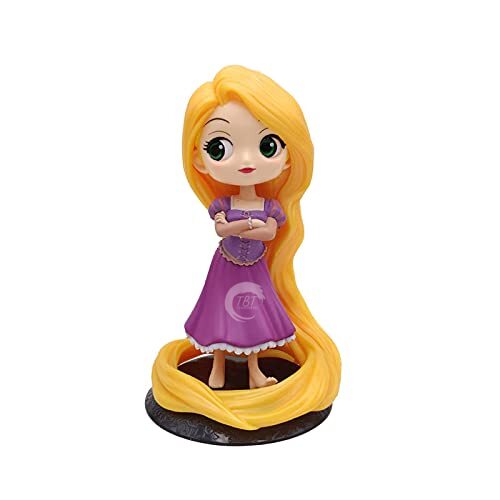 Rapunzel Long Hair Theme Cake Toy