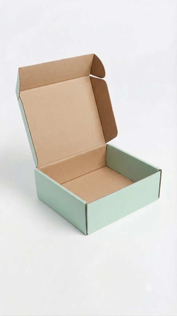 Premium Textured Rigid Gift Box with Twisted Rope Handle - (8.5" x 8.5" x 3.7")