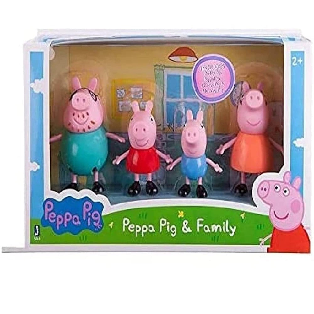 Peppa Pig Cake Decoration Toy Set { Set Of 4 Piece }