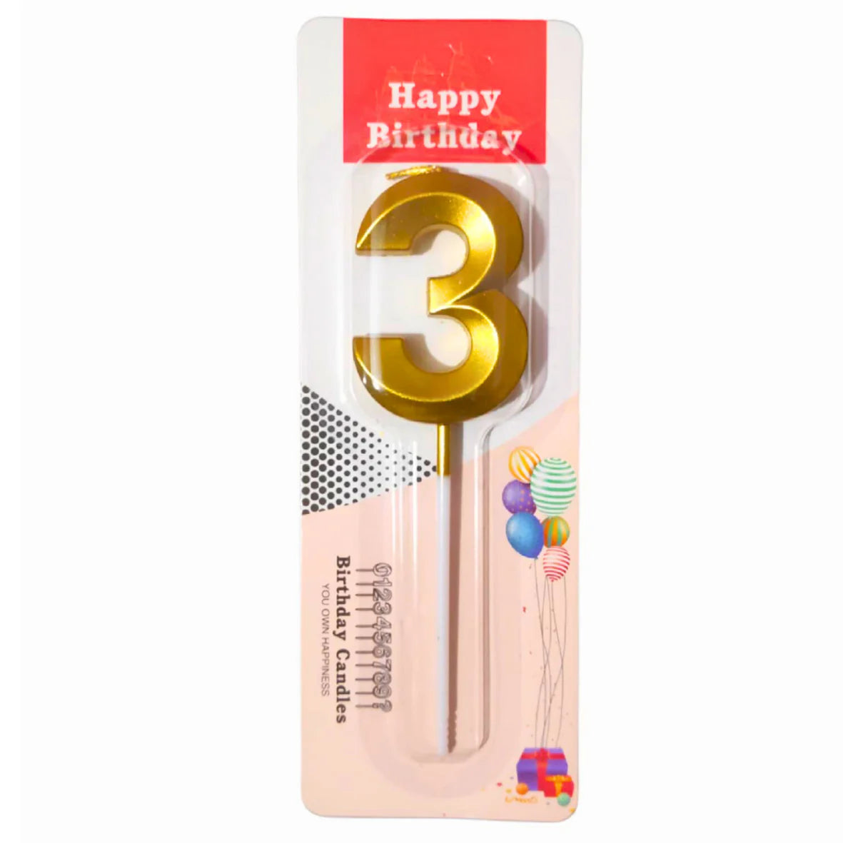 3 Three Golden Number Candle