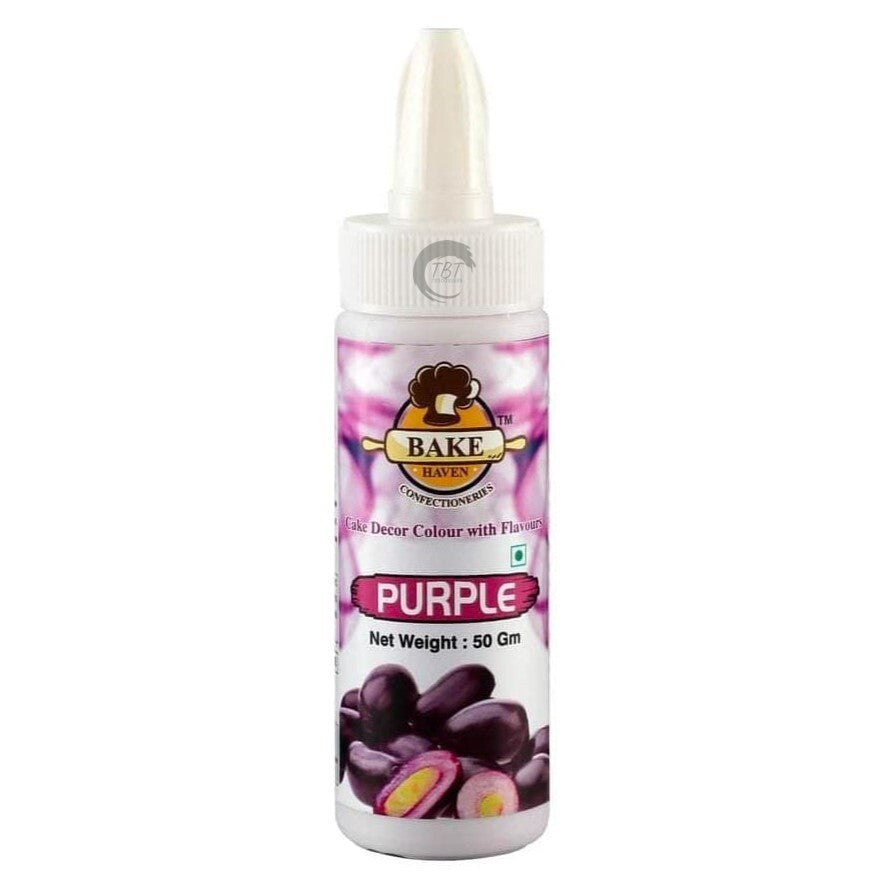 Bake Haven Edible Puff Spray Powder Color - Purple (50 GM)