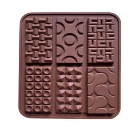 Multiple Shape Silicone Chocolate bar Making Mold
