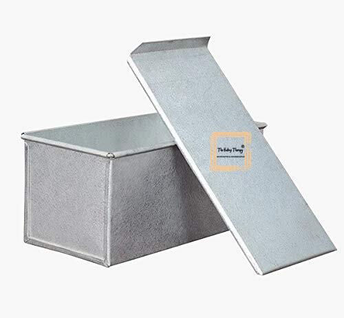 Aluminium Steel Rectangle Bread Loaf Mold With Lid 7x4"