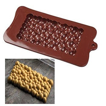 Bubble Design Silicone Chocolate Bar Mold