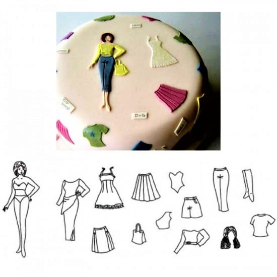 Fashion Girl Fondant and Cookie Cutter