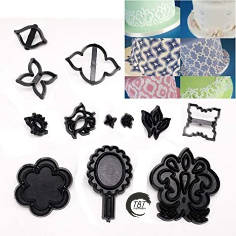 Mix Match Side Design Silhouette Fondant And Cookie Cutter Set
