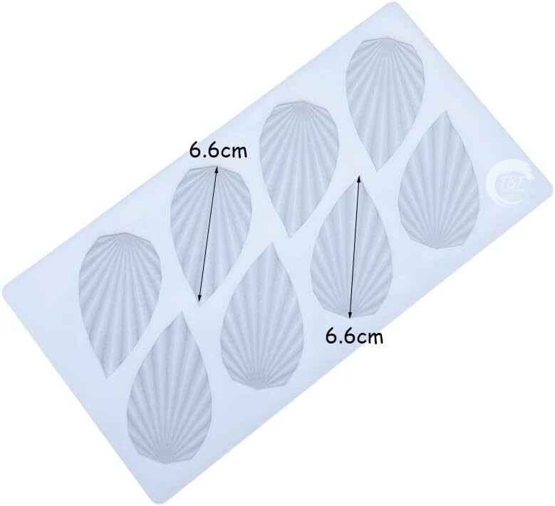 Leaf Shape Silicone Chocolate Garnishing Sheet Mold