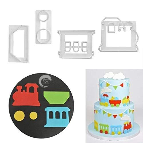 Train Pattern Fondant Cutter Set