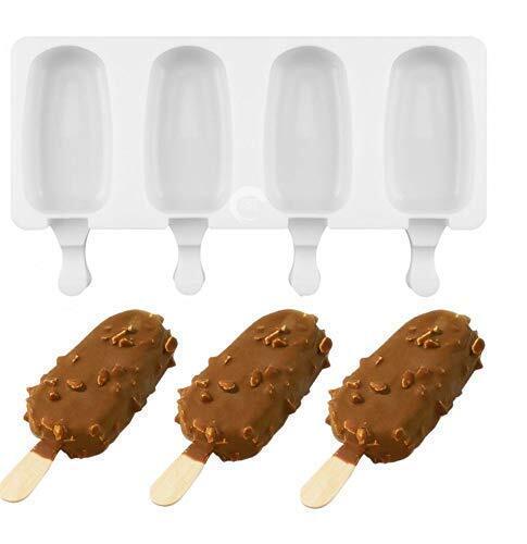 4 Cavity Small Size Silicone Cakesicle Mold