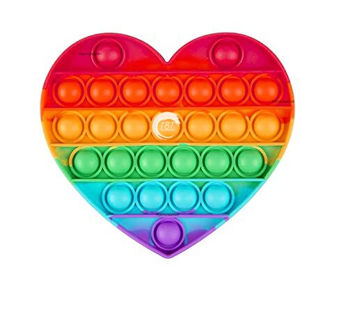 Heart Pop It Push pop Bubble Toy/Silicone Chocolate Mold