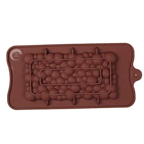 Bubble Design Silicone Chocolate Bar Mold