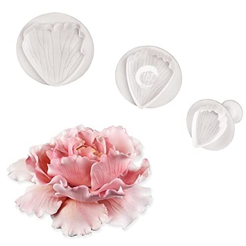 Peony Plunger Fondant Cutter Set