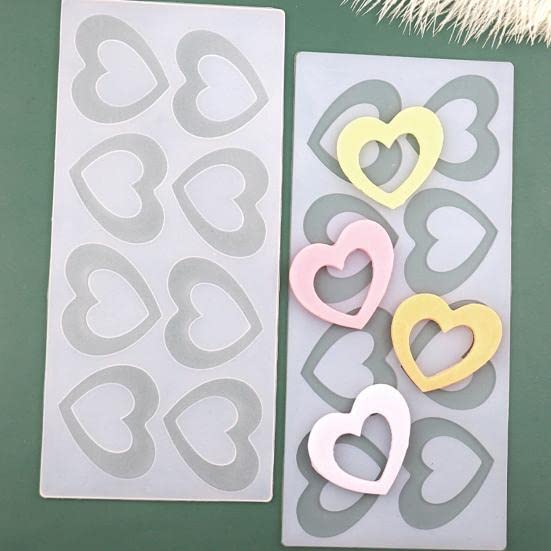 Silicone Heart Chocolate Garnishing Mold