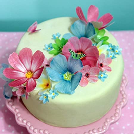 Edible Pre-Cut Flowers Wafer Paper #8