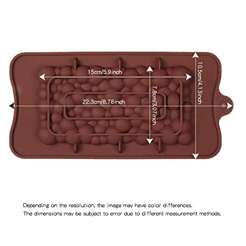 Bubble Design Silicone Chocolate Bar Mold