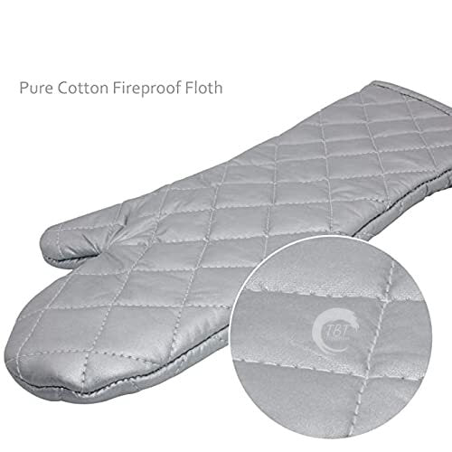 Imported Silver Microwave Oven Glove Set