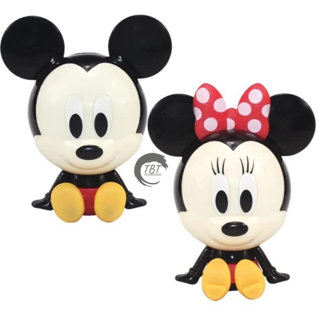 Cute Mickey Minnie Mouse Cake Topper Toys Set