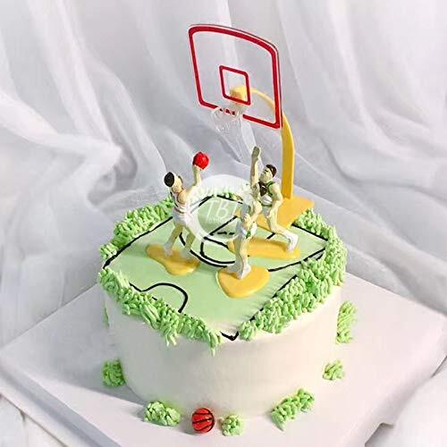 Basketball Team Sport Game Cake Decoration Toy Set