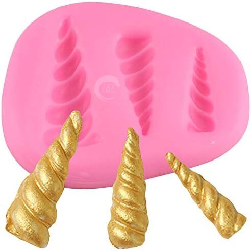 Small Unicorn Horn Silicone Fondant Mold