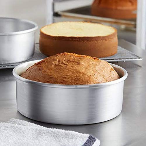 Aluminium Loose Bottom Round Cake Mold Cake Tin - 8X2.5 Inch