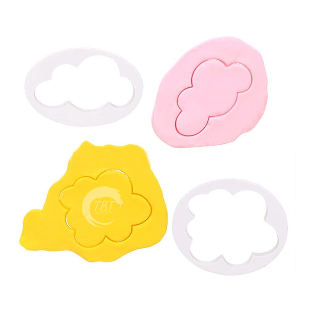 5Pcs Different Fluffy Cloud Cutters