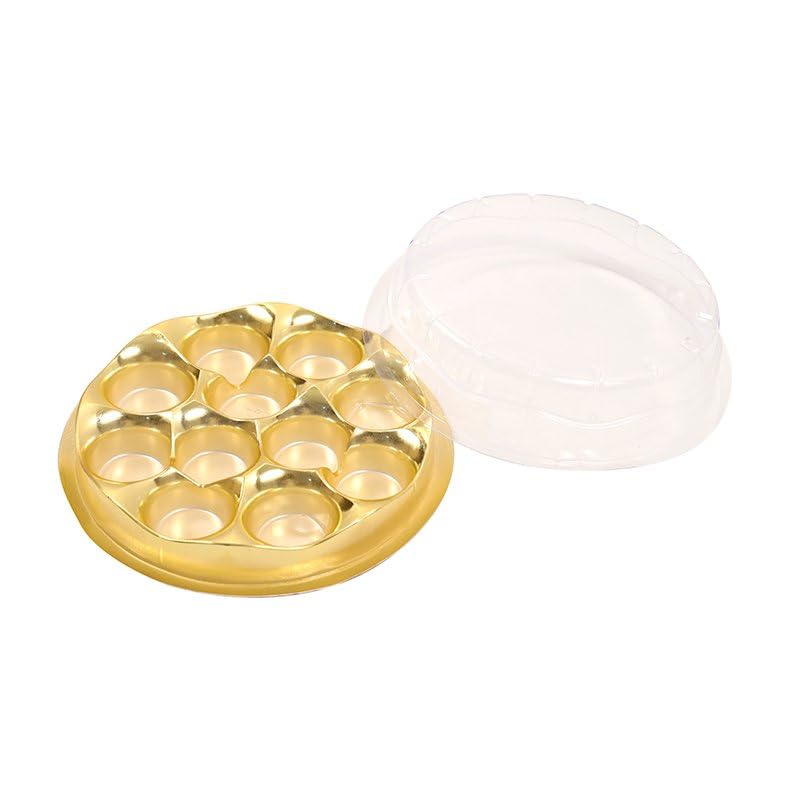 11 Cavity Modak Packing Round Shape Modak PVC Box