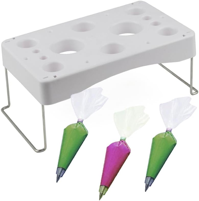 Piping Bag Holder and Cake Tip Organizer Stand