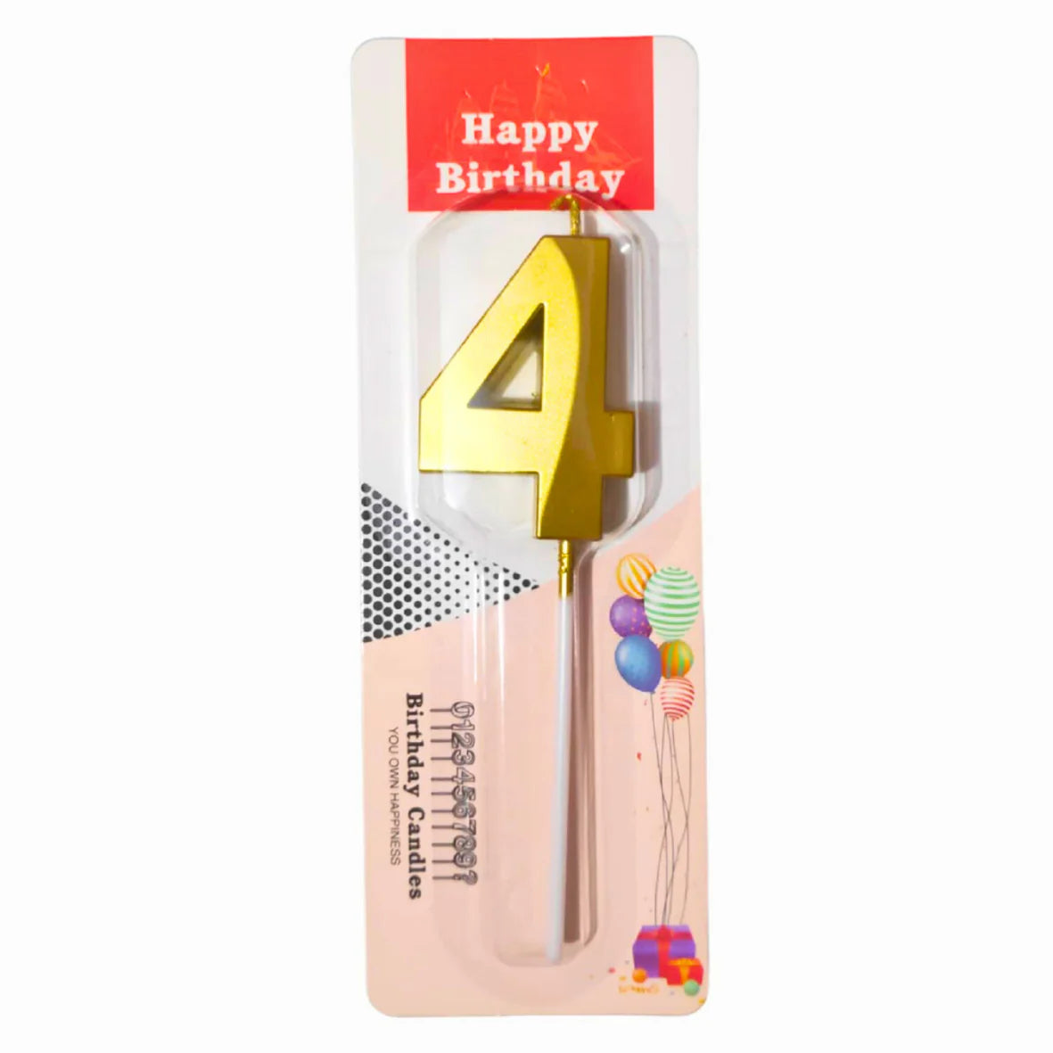 4 Four Golden Number Candle