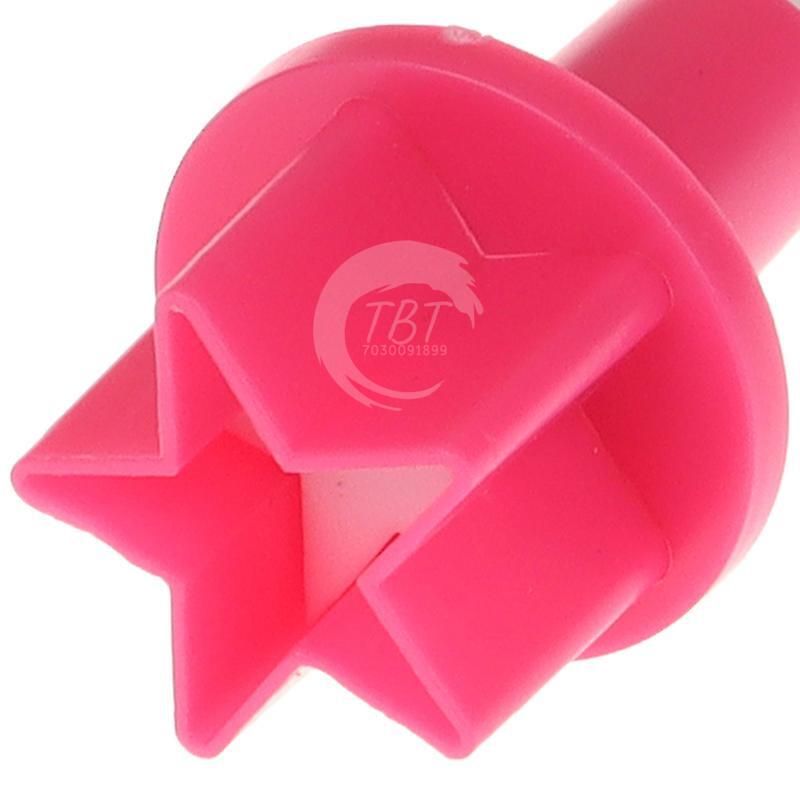5 Different Shapes Fondant Plunger Cutter