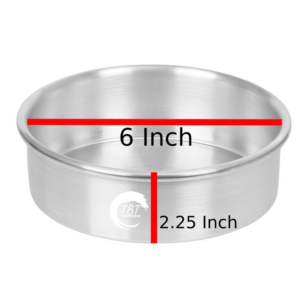 Aluminium Round Cake Mould Cake Pan Cake Tin - 6X2.5 Inch