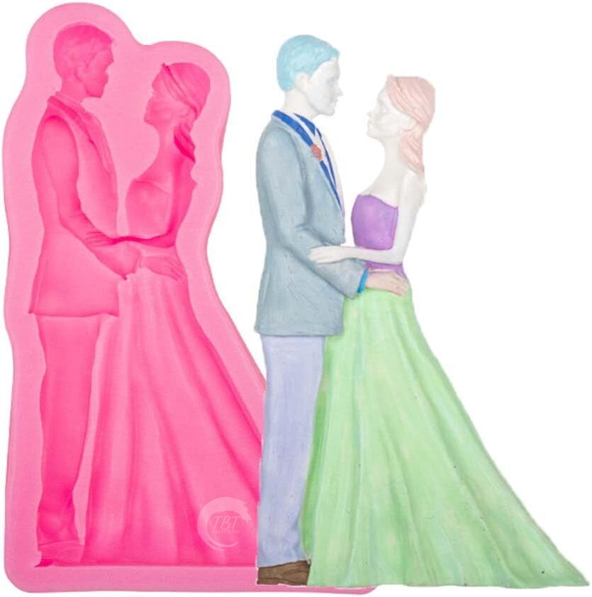 Wedding Couple Silicone Fondant Mold