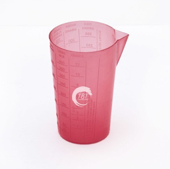 Plastic Measuring Glass Grams, Litre, Ounce