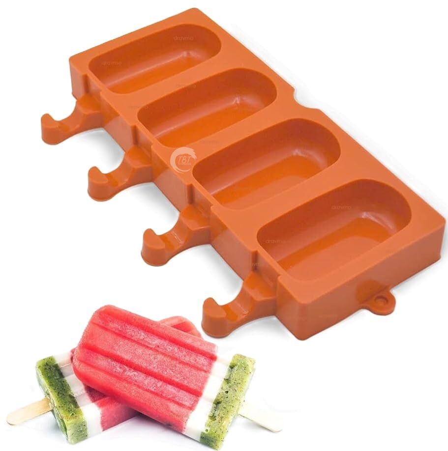 4 Cavity Small Size Silicone Cakesicle Mold