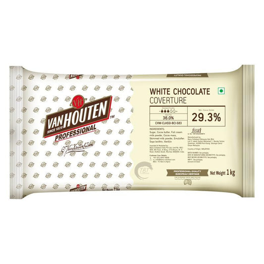 Vanhouten 29.3% Professional White Chocolate -1 KG