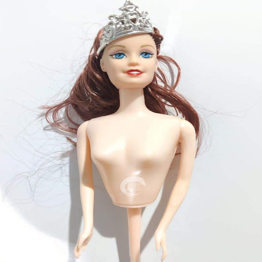 Half Premium Cake Doll With Crown Cakes Decorations