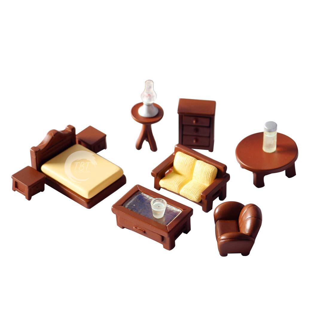 Dollhouse Realistic Miniature Furniture Set