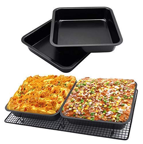 Nonstick Square Cake Mould, Big , 20 cm x 20 cm x 4.5 CM