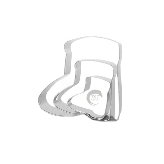 3Pcs Christmas Stocking Cookie Cutter