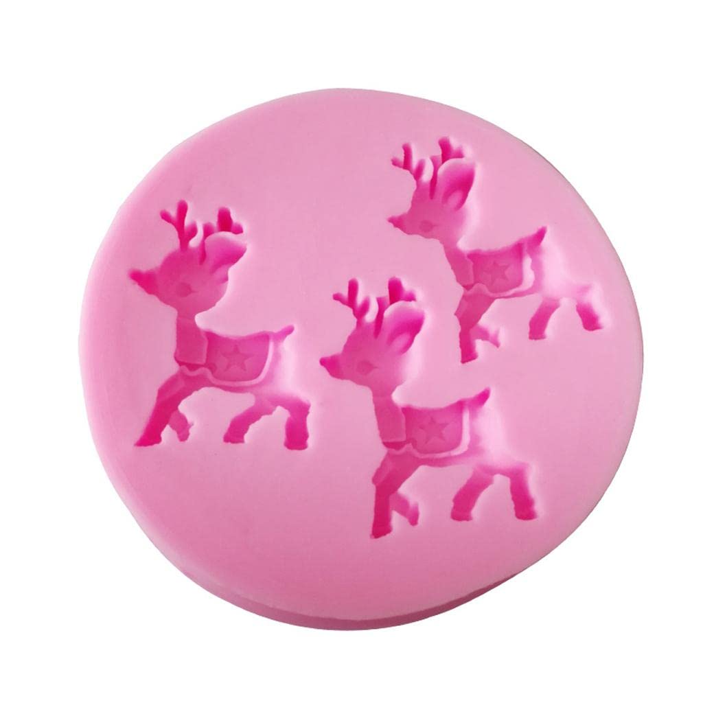 Running Deer Silicone Fondant Mould