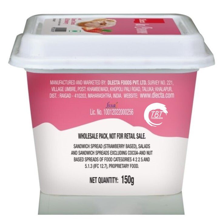 Dlecta La Strawberry Flavour Cream Cheese - 150 GM