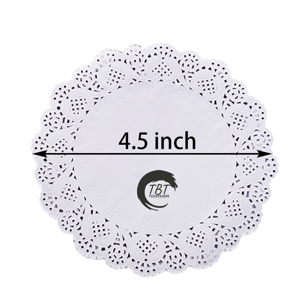 Paper Doilies 100Pcs - 4.5 Inch