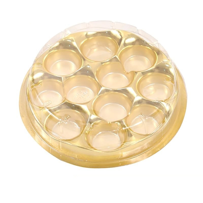 11 Cavity Modak Packing Round Shape Modak PVC Box