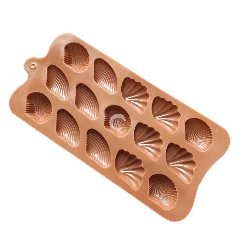 Flat Shell Chocolate Silicone Mold