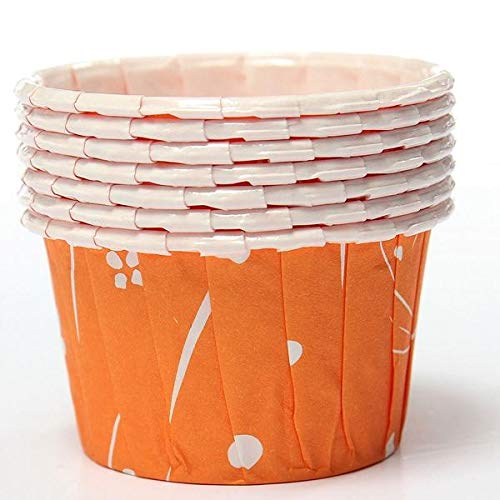 Curly Paper CupCake Liner Muffin Paper Case Baking Cups 100 Pcs