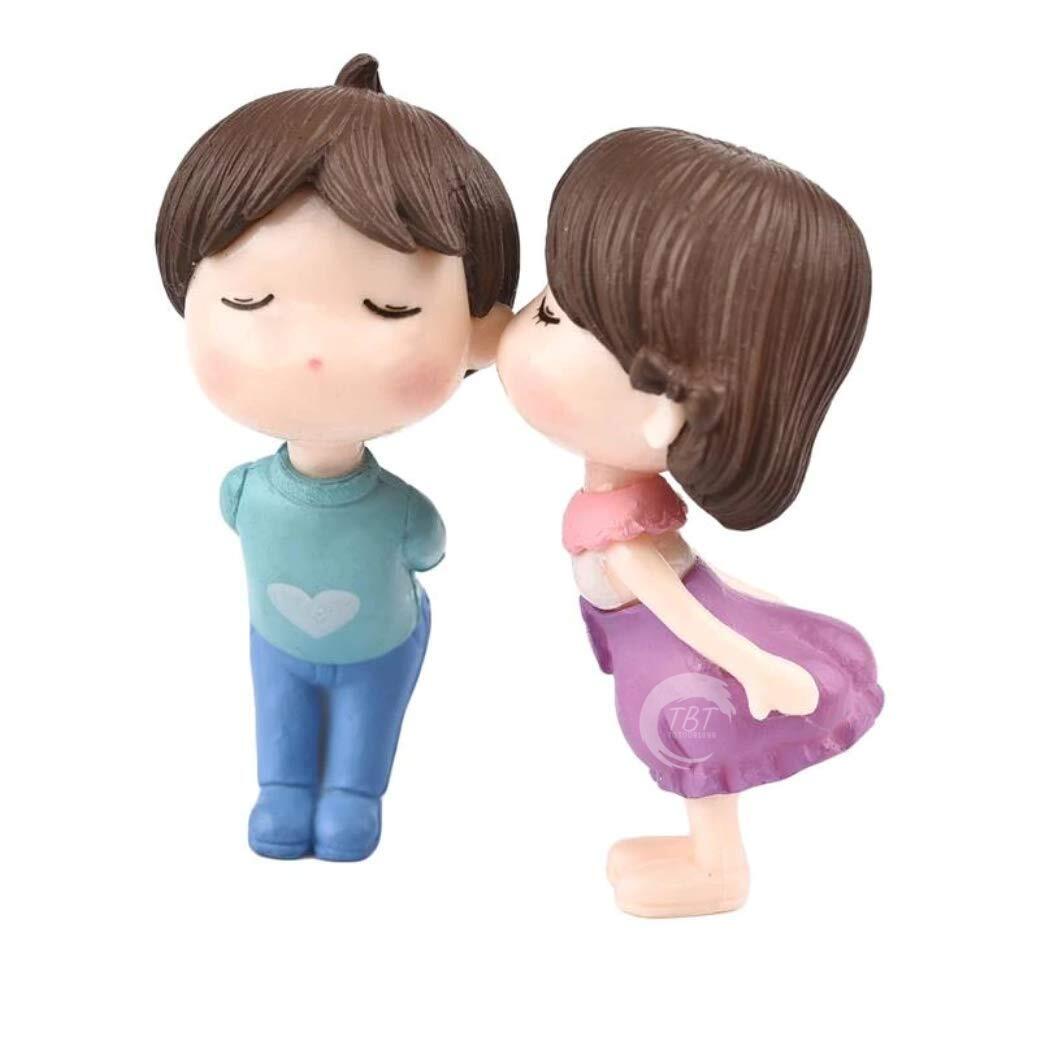Romantic Love Couple Cake Miniature Toy