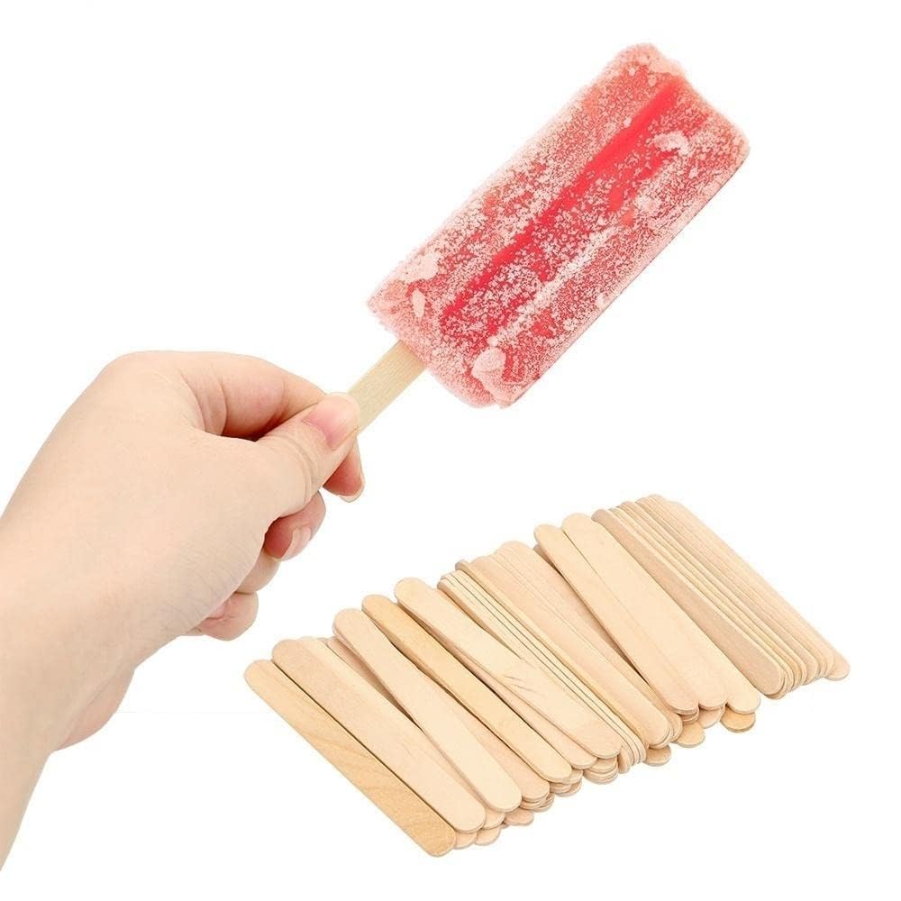 Wooden Ice Cream Sticks Popsicle Sticks 50Pcs