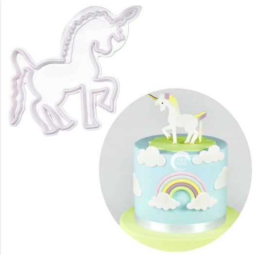 Single Unicorn Cookie And Fondant Cutter