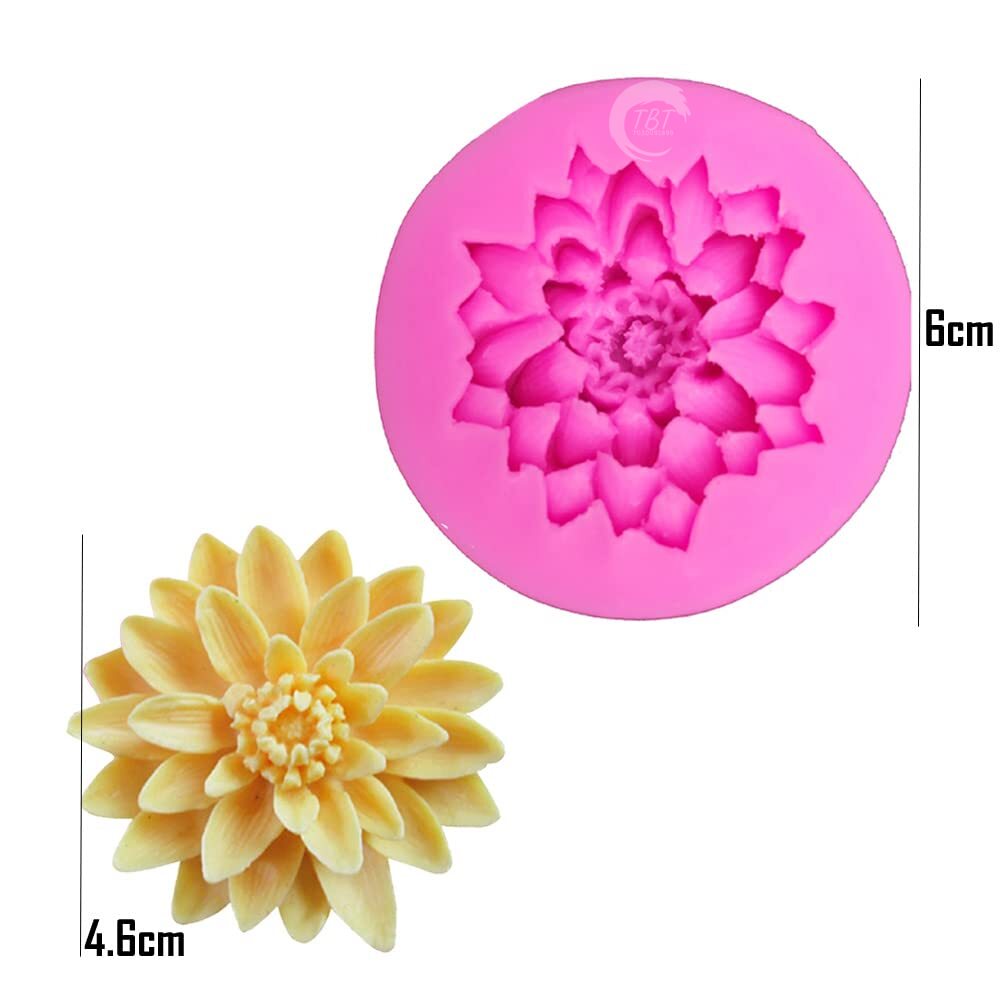 Lotus Flower Silicone Fondant Mold